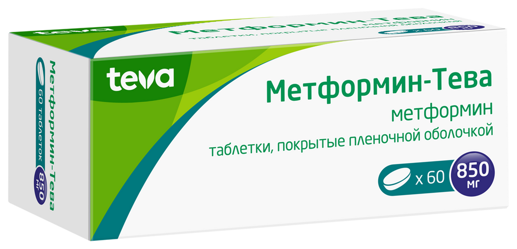 фото упаковки Метформин-Тева