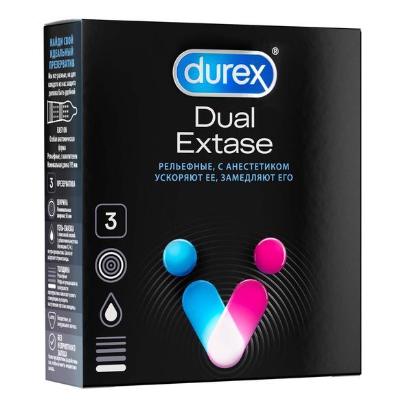 фото упаковки Презервативы Durex Dual Extase