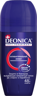 Deonica Антиперспирант For men Антибактериальный эффект, 50 мл, 1 шт.