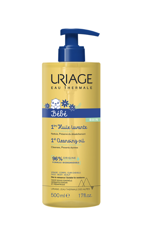 Uriage Bebe Первое очищающее пенящееся масло, масло, 500 мл, 1 шт.