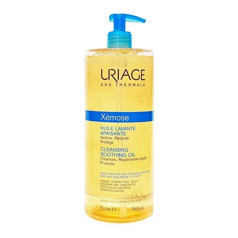Uriage Xemose Масло очищающее успокаивающее, масло для душа, 1 л, 1 шт.