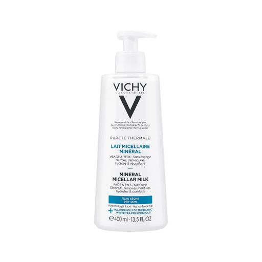 Vichy Purete Thermale Мицеллярное молочко с минералами, молочко, 400 мл, 1 шт.