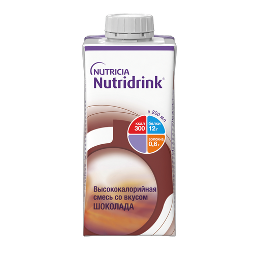 Nutridrink, жидкость для приема внутрь, со вкусом шоколада, 200 мл, 1 шт.